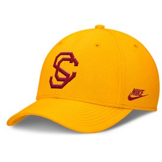 Nike USC Primetime Rise Academic Nike Mens Dri-FIT College Hat in Yellow | NC0376ISCV-PFL
