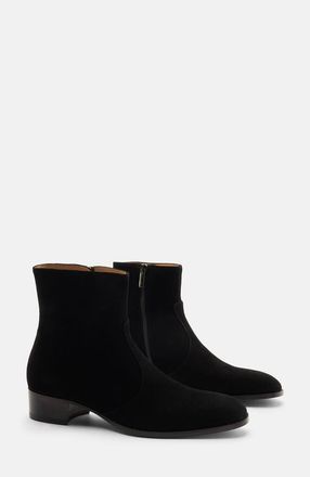 Scarosso Warren Boots in Black - Suede at Nordstrom, Size 40.5