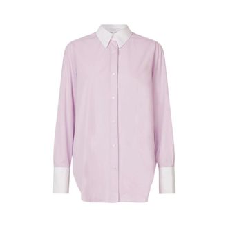 Sams&oslash;e & Sams&oslash;e Loose Fit Long-Sleeved Shirt - female - Sams&oslash;e Sams&oslash;e - Shirts - Pink - XS - Blouses & Shirts
