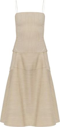 Jacquemus Dames, Jurken, Beige, Maat: XS Wol