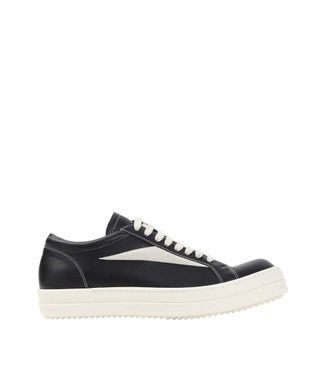 Rick Owens Black Color Block Sneakers