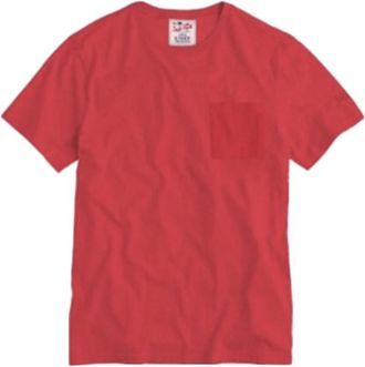 MC2 Saint Barth Linnen Heren T-shirt Diverse Kleuren - Heren - T-shirts - Rood - L - Linnen - Tops