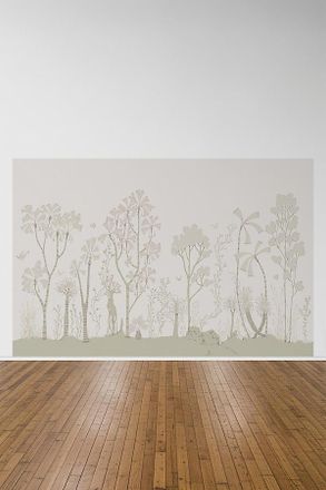 Mitchell Black Oasis Canopy Nature Mural