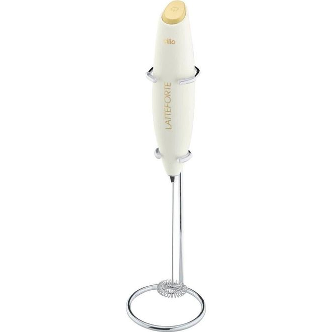Latteforte Battery Powered Milk Frother with Stainless Steel Stand in White at Nordstrom
