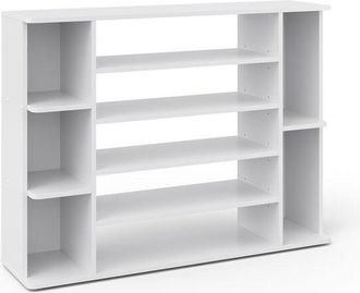 Vicco Armario Para Zapatos Levin, Blanco, 116.2 X 87.4 Cm