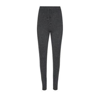 Ermanno Scervino Sweatpants, female, Gray, Size: M Knitted Pants
