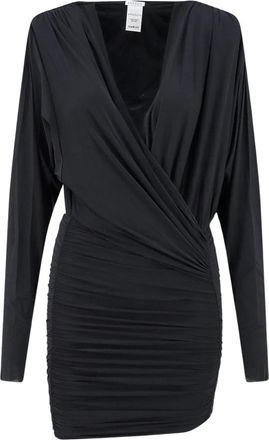 Amazu&igrave;n Amazuin - Sandy Stretch Jersey Mini Jurk - Dames - Jurken - Zwart - Maat: ONE Size Jersey