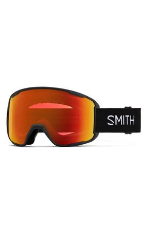 Smith Preview ChromaPop Shield Snow Goggles in Black /Chromapop Everyday Red at Nordstrom