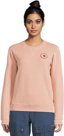 Fjällräven 1960 Logo Badge Sweater Womens Clothing Chalk Rose : XL, Cotton