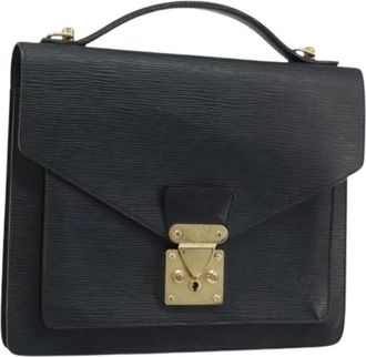 Louis Vuitton Pre-owned Handbags, female, Black, Size: ONE SIZE Pre-owned Vintage Hand Bag