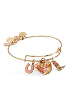 Alex and Ani Barbie Western Trio Charm Bangle Bracelet in Gold at Nordstrom