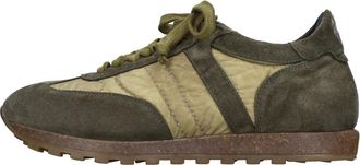 Alberto Schoenen, Dames, Groen, 37 EU, Katoen, Sport 6650 Yerba Sneakers