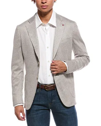 Isaia Capri Silk-Blend Sport Jacket