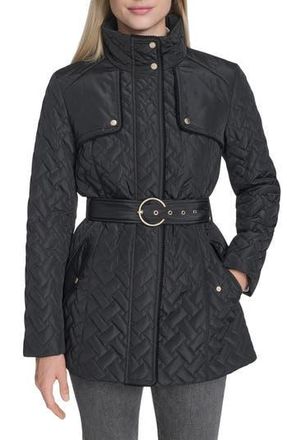 Cole Haan Signature Quilted Coat in Black at Nordstrom Rack, Size X-Small