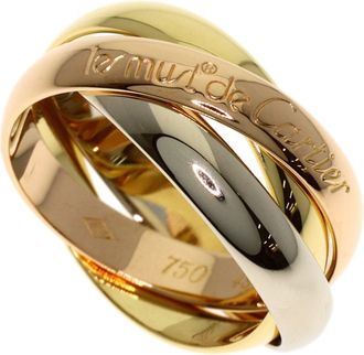 Cartier Yellow Gold (18K) Pink Gold (18K) White Gold (18K) Band Ring (Pre-Owned)