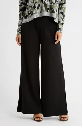 Patrizia Luca Side Pocket Wide Leg Pants in Black at Nordstrom Rack, Size X-Small