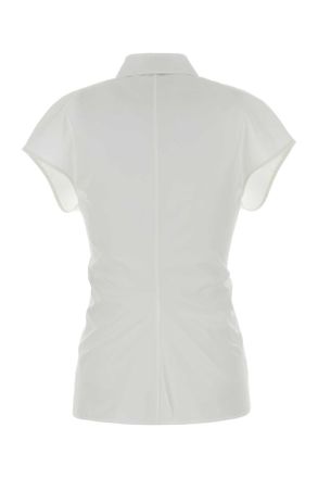 Alexander McQueen 863777qaabt 9000 Opticalwhite Exterior: Cotton Camicie Shirt