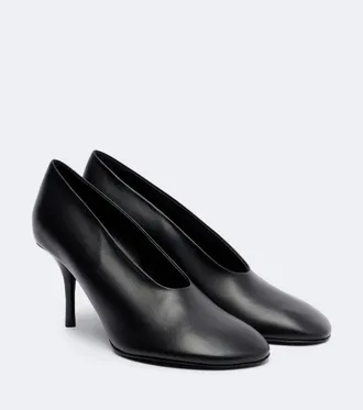 Acne Studios Back leather pumps