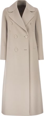 Max Mara Smmcustodi Langer Wollmantel mit Martingal