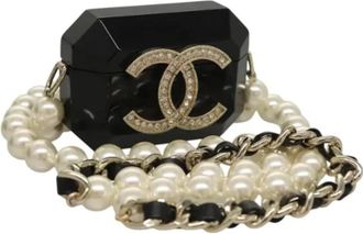 Chanel Pre-owned Plastic chanel-bags - Dames - Vintage Schoudertas - Zwart - ONE Size - Vintage