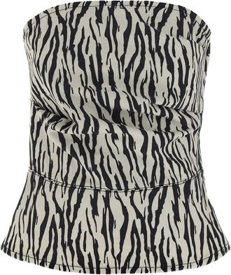 Rotate Rotate Birger Christensen, Dames, Tops, Veelkleurig, Maat: M Denim