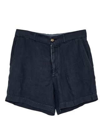 Brunello Cucinelli Shorts met rits - Blauw