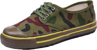 Generic Light Weight Trainers Mens Canvas Comfortable Casual Shoes Mens and Womens Hiking Shoes Extra Wide Mens Trainers (Camouflage, 8.5)