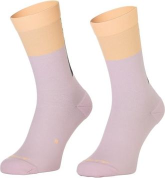 Scott Block Stripe Crew Velosocken - Unisex | lila