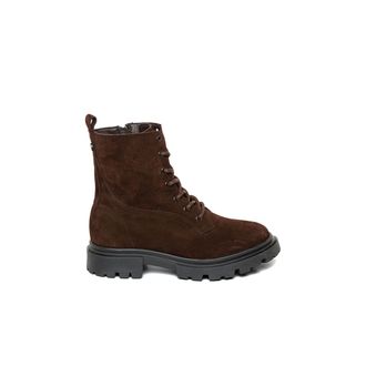 Steve Madden Womens Suede Rhonda 205 Boots - Brown - Size UK 4