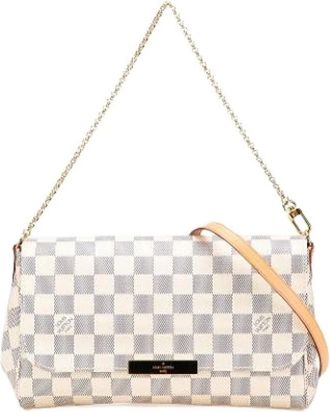 Louis Vuitton Pre-owned Shoulder Bags, female, White, Size: ONE SIZE Pre-owned The Favorite MM