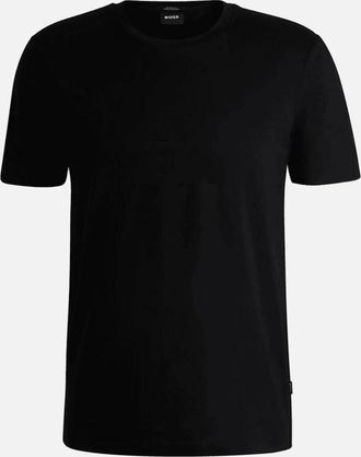 HUGO BOSS Mens Tessler 150 Slim Fit Black T-Shirt - Size: 38