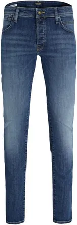 Jack & Jones Jack & Jones Glenn Fox Katoenen Heren Blauwe Slim Jeans