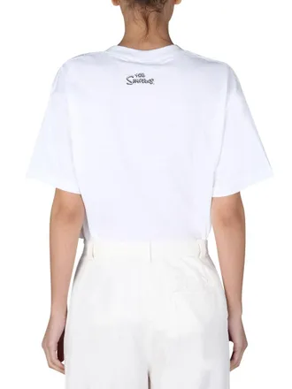 Market Family Simpsons Graphic Cotton T-Shirt - White