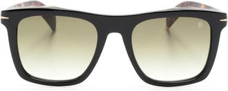 Eyewear by David Beckham DB7000 square-frame sunglasses - unisex - Acetate - 53 - Brown