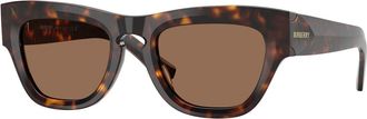 Burberry Dark Brown Cat Eye Ladies Sunglasses BE4440U 300273 51