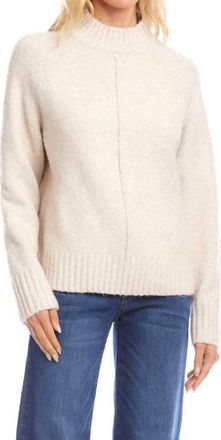 Karen Kane Turtleneck Sweater In Oatmeal