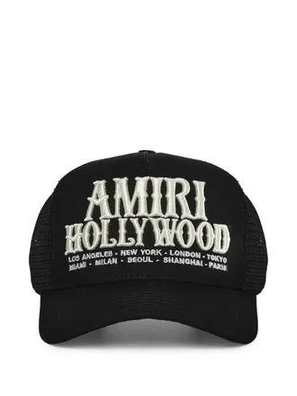 Amiri logo baseball cap - Zwart