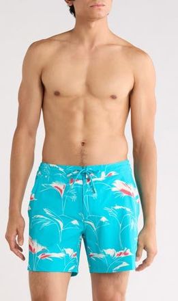 Tori Richard Fan Palm Swim Trunks in Pool at Nordstrom Rack, Size 34