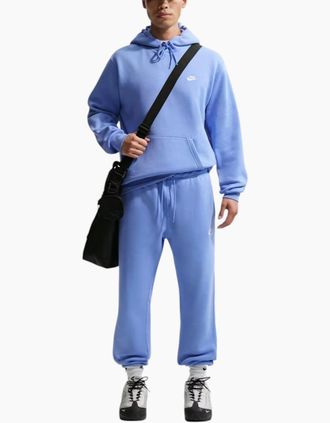 Nike Mens Nike Club Mens Tracksuit Pullover Embroidered Long Sleeve - Blue - Size: XL