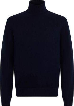 Malo Cashmere coltrui - Heren - Cashmere truien - Blauw - 2XL - Kasjmier - Truien & Vesten
