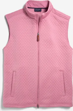 Cole Haan Mens Artisan Vest - Light Red Size Medium