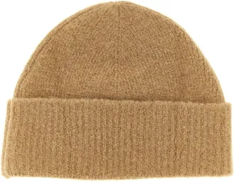 Ami Ami de Coeur Embroidered Beanie - Camel