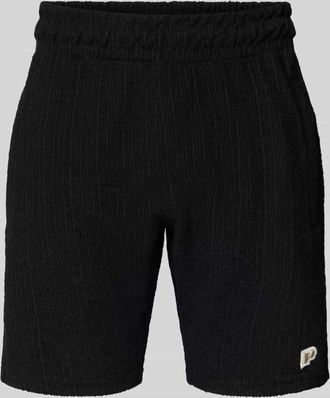 Pegador Shorts mit Label-Patch Modell LIBCO in Black, Gr&ouml;&szlig;e XXL