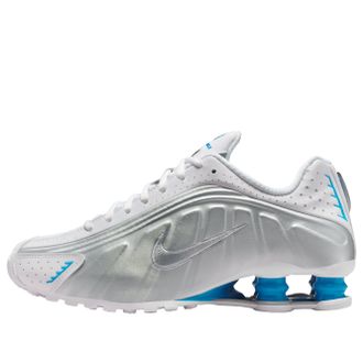 Nike (WMNS) Nike Shox R4 White Blue Hero AR3565-105