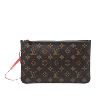 Louis Vuitton Pre-owned Clutches, female, Brown, Size: ONE SIZE Pre-owned Monogram Canvas Pouch