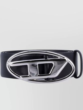 Diesel b-1dr leather belt 4 cm