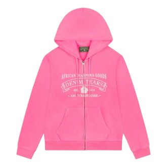 Denim Tears ADG Zip Hoodie Pink SS25TZH006182