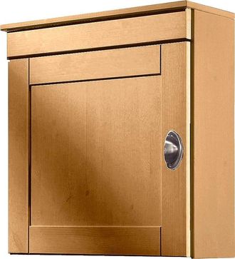 HOME AFFAIRE Hängeschrank »Oslo« 50 cm breit, aus massiver Kiefer, 1 Tür, Metallgriff, Landhaus-Optik