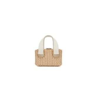 Rodo Laurelle Wicker Mini Bag - female - Rodo - Mini Bags - Brown - ONE SIZE - Bags