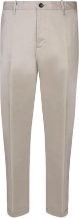 Nine In The Morning Beige Wijde Broek - Heren - Chinos - Beige - 2XL - Broeken